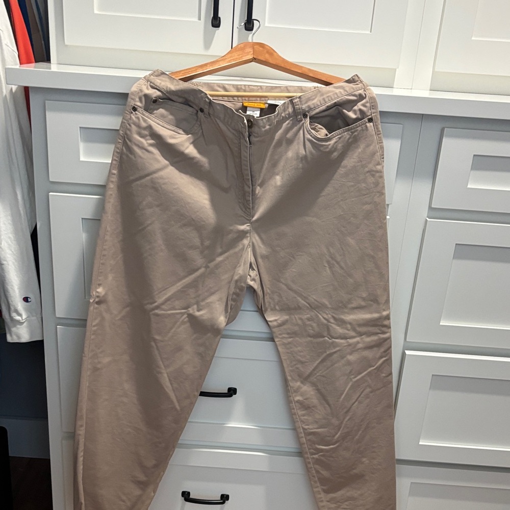 Ruby Rd. Womens Khaki Chinos